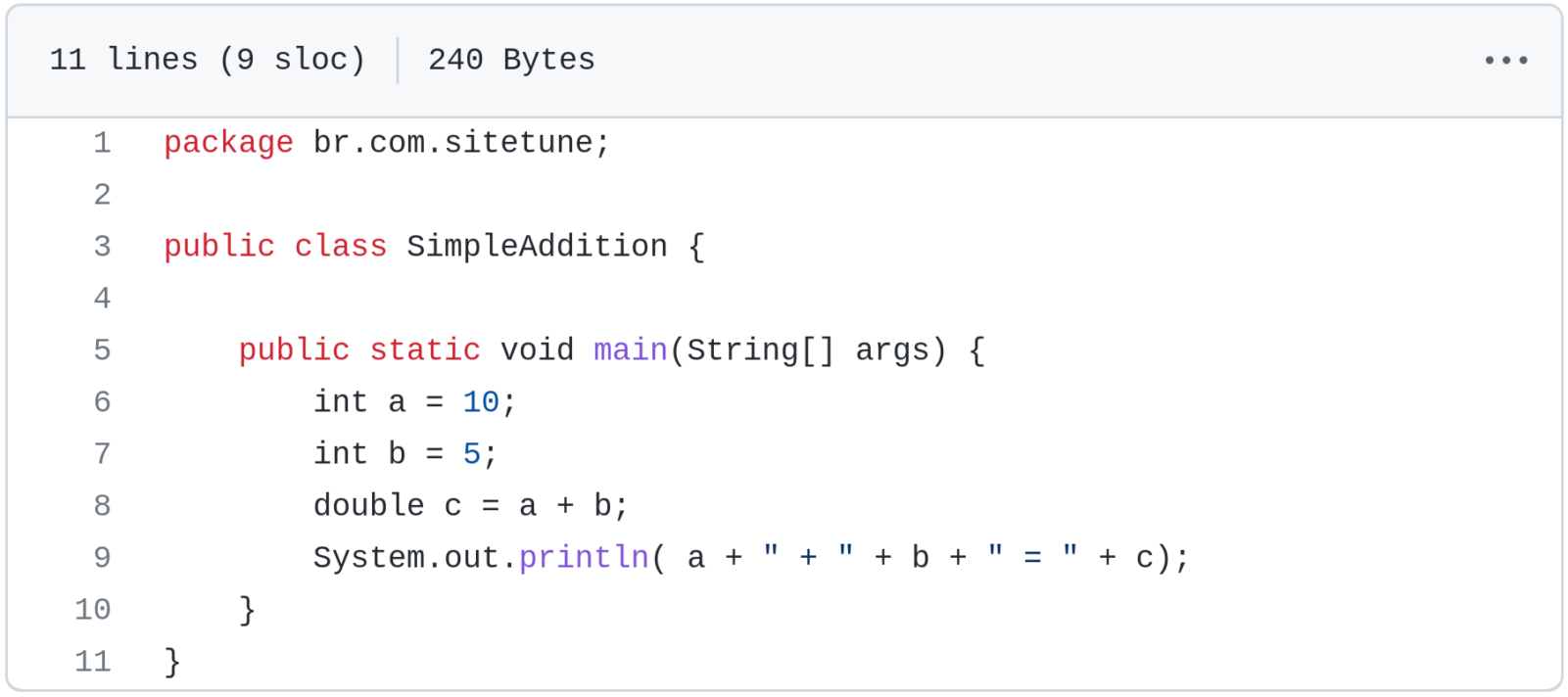 O básico da sintaxe Java em 5 itens